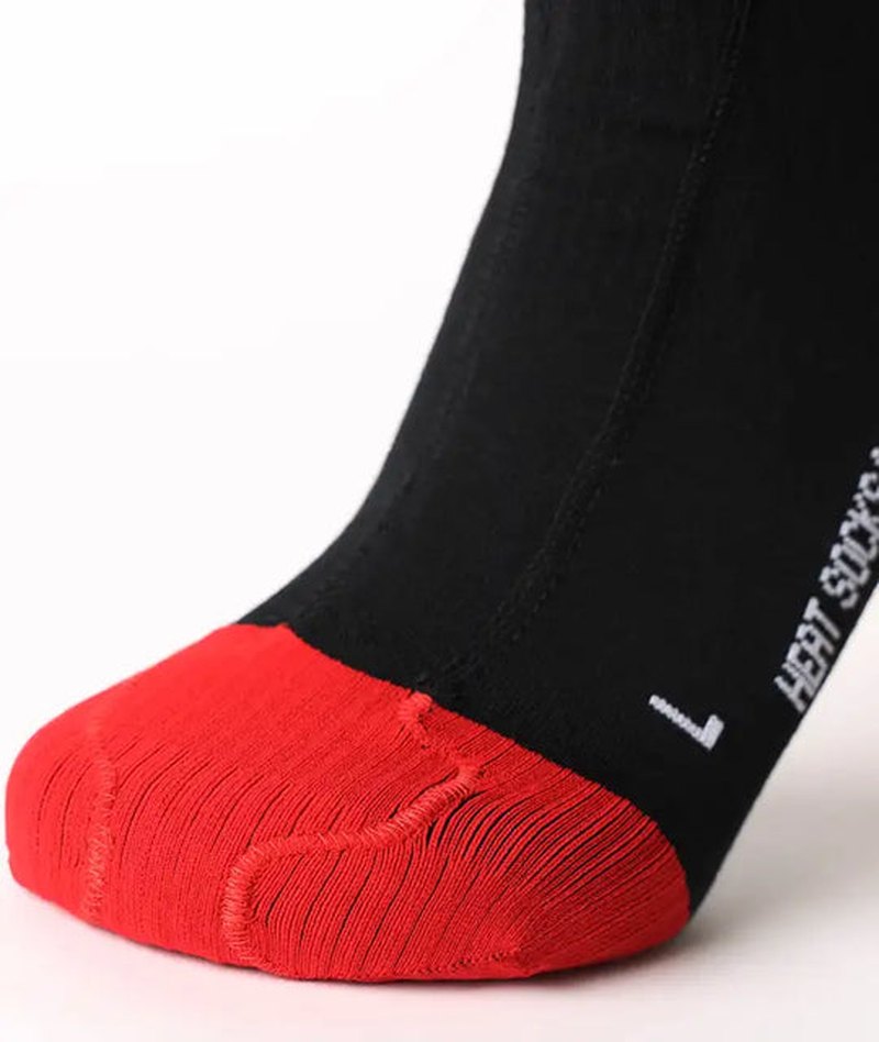 HEAT SOCKS text på svart Lenz värmeplaggssocka