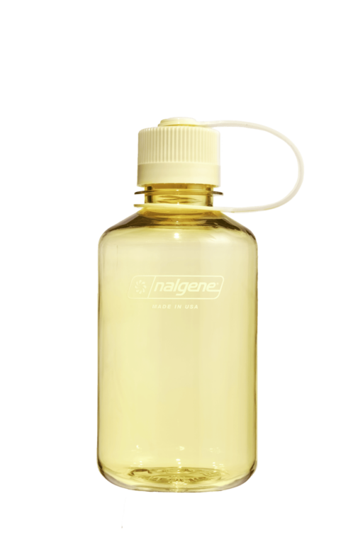 Ljusgul translucent Nalgene Sustain vattenflaska 0,5L narrow mouth