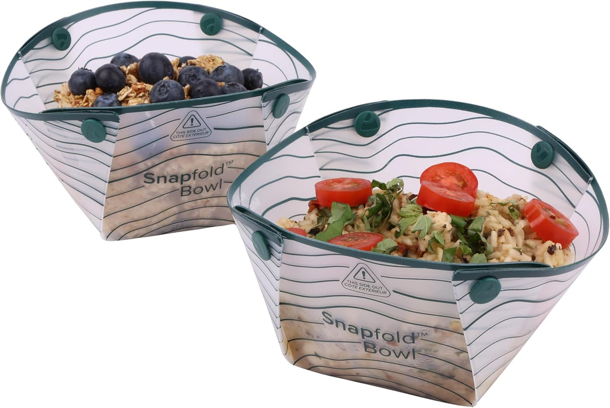 Snap Fold Bowls Hopfällbara skålar 2-pack