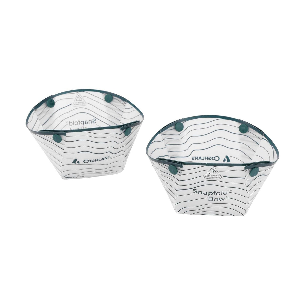 Snap Fold Bowls Hopfällbara skålar 2-pack