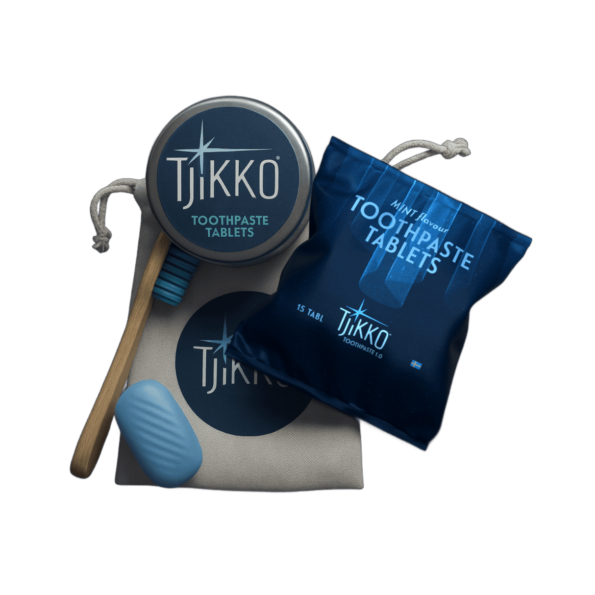 Tjikko Travel Kit Tandkrämstabletter