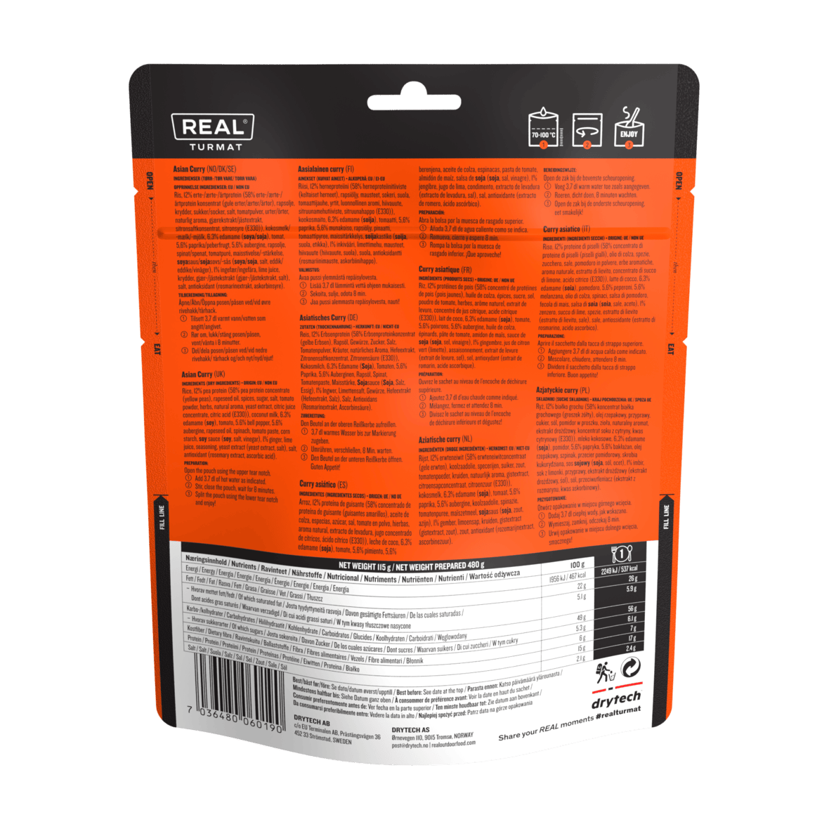 REAL TURMAT Asian Curry