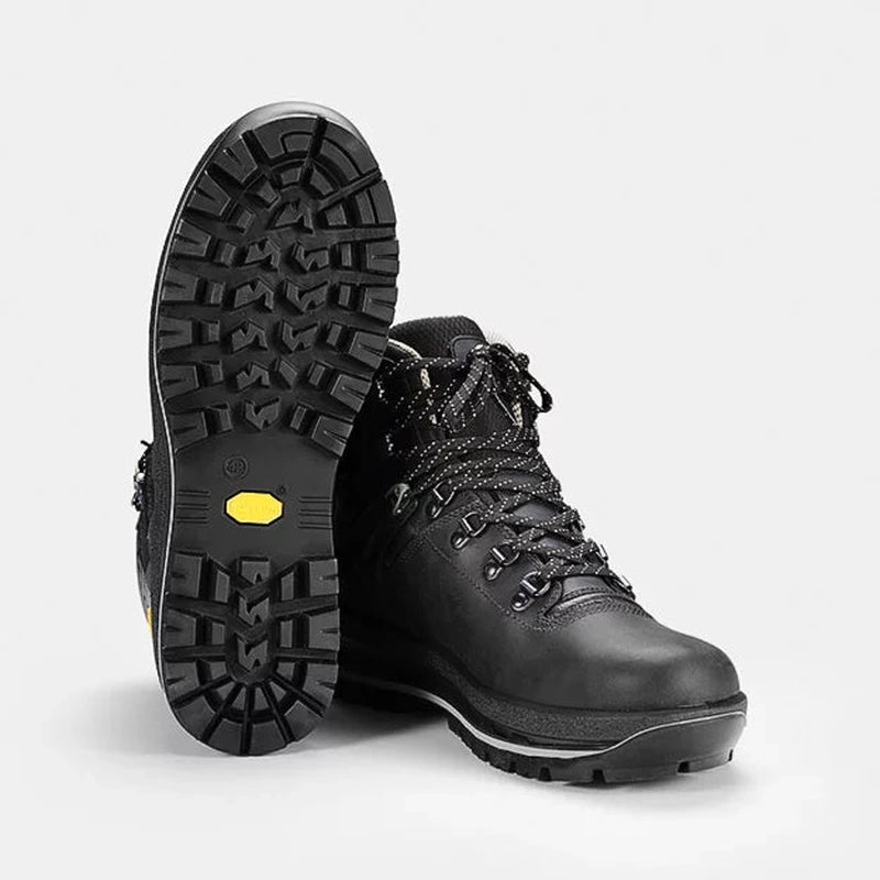 Detalj av Vibram-sulan med hexagonmönster