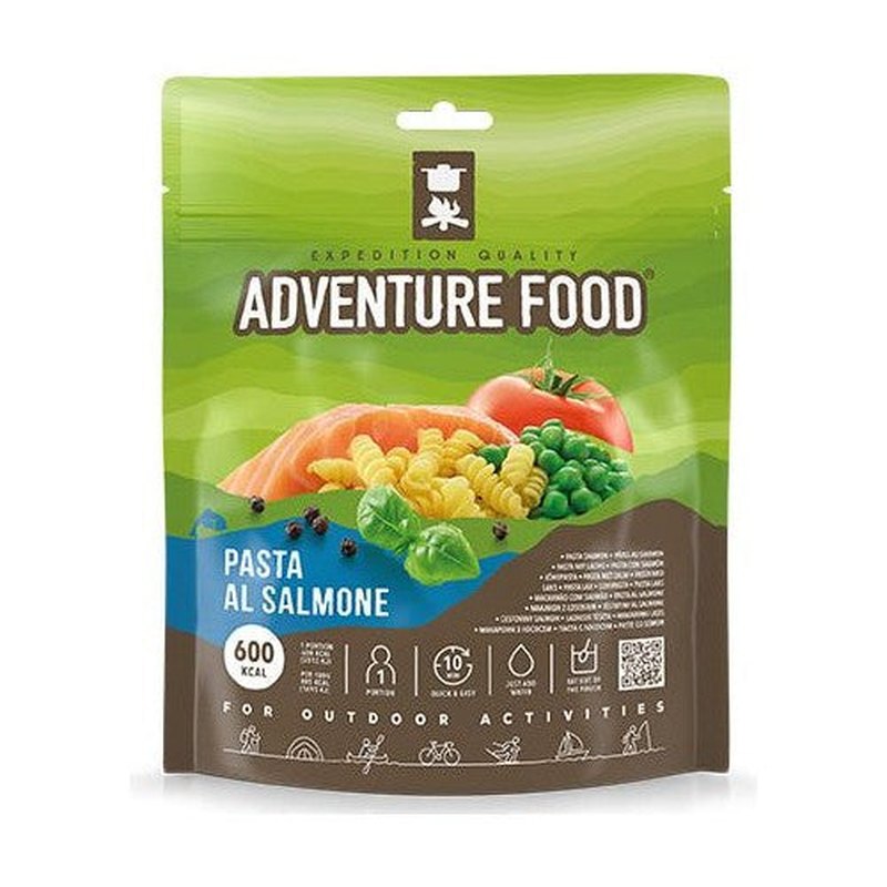 Förpackning Adventure Food Pasta al Salmone frystorkad mat