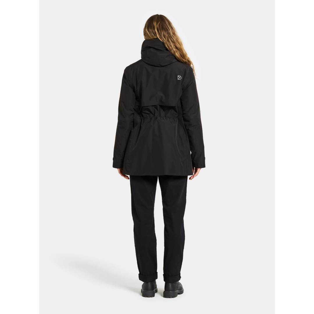 Tuva Womens Parka Black Back1