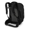 Osprey Farpoint 55 Black Back Unzipped