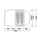 Goshawk tunneltält 2EX 2p