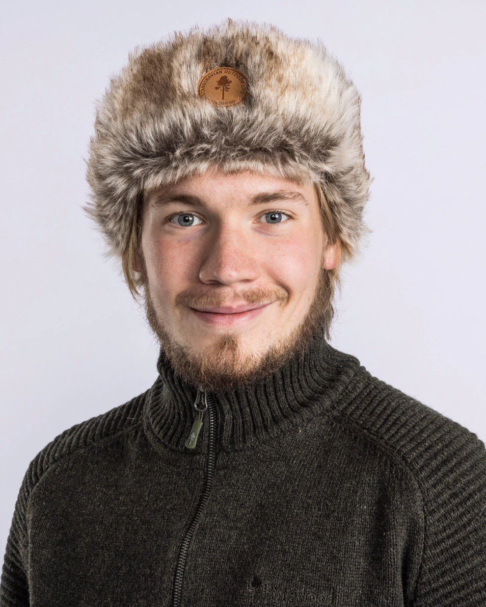 Classic Rutig Pälsmössa