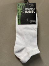 Bambustrumpa Sneaker Vit