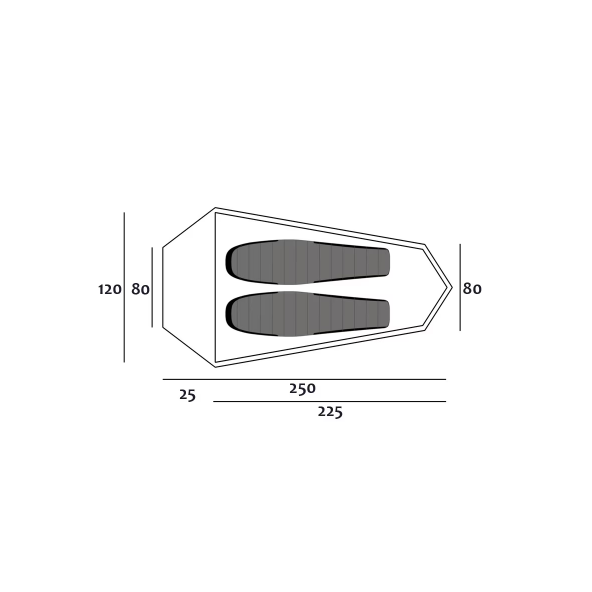 Jeke vandringstält 2p
