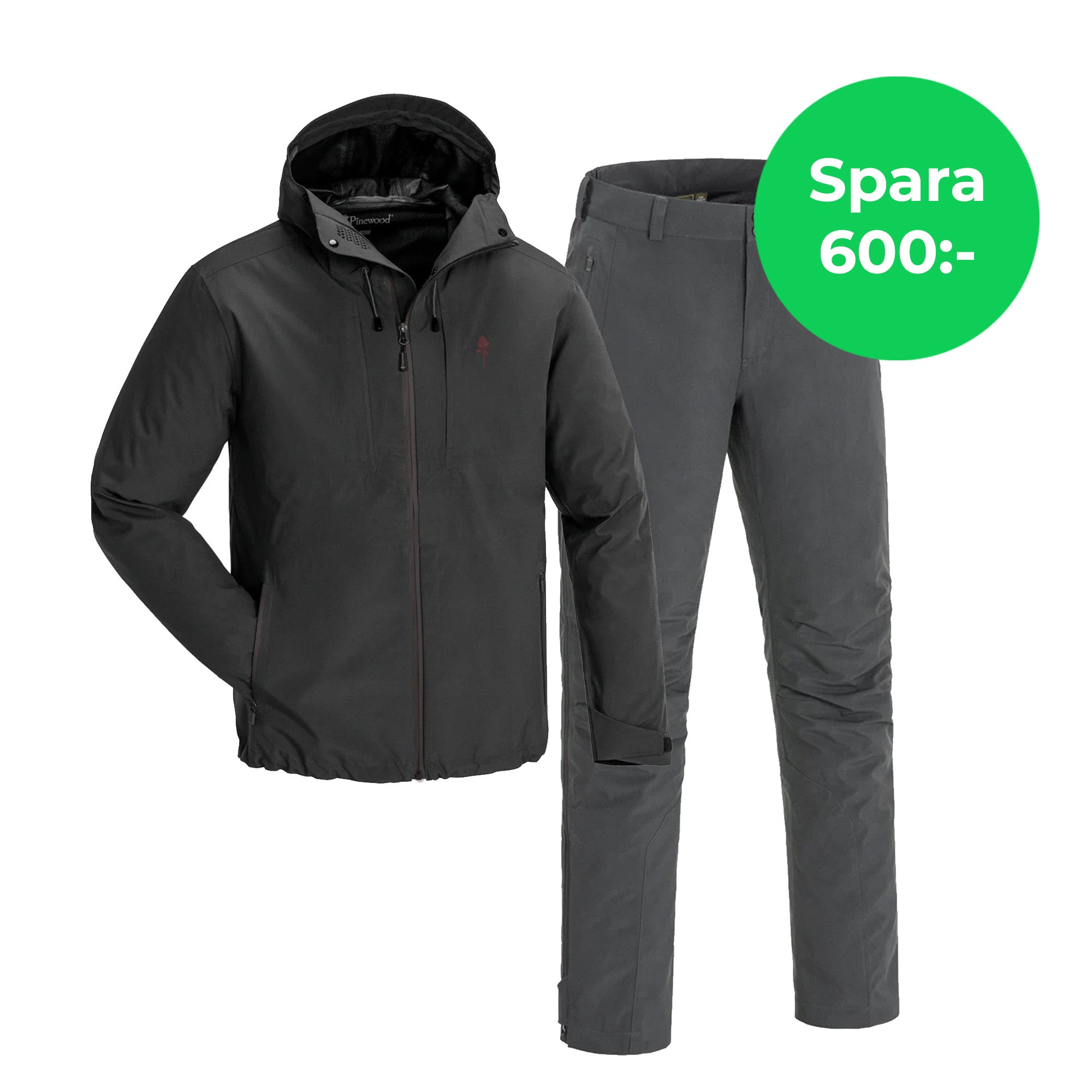 PAKET: Abisko Telluz 3L Regnjacka och byxa herr