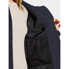 Helle Parka W Dark Night Blue Detail