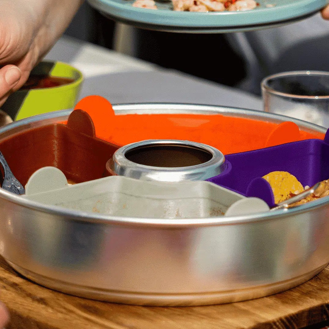 Omnia Silikonformar 6-Pack Med Halvor Och Fjärdedelar