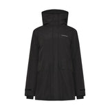Tuva Womens Parka Black Front2